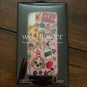 Wildflower iPhone XS case